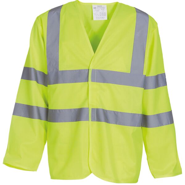 Hi-vis long sleeve waistcoat (HVJ200) Thumbnail