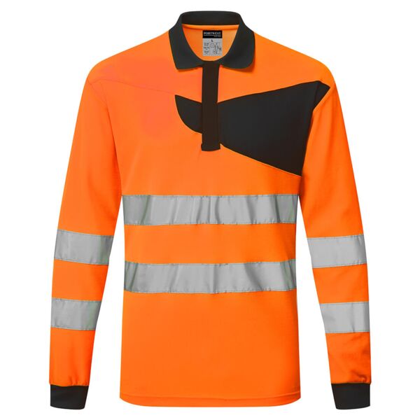 PW220 - PW2 Hi-Vis Polo Shirt L/S Thumbnail