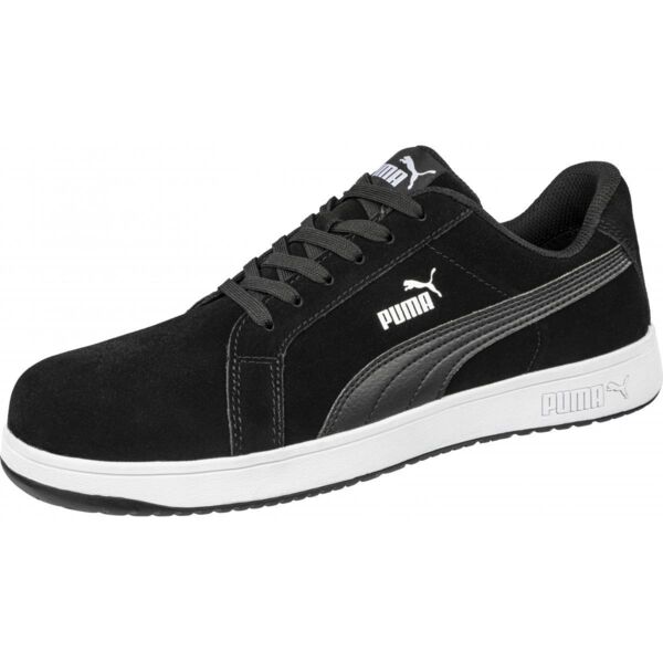 PUMA SAFETY ICONIC SUEDE BLACK LOW S1PL ESD Thumbnail