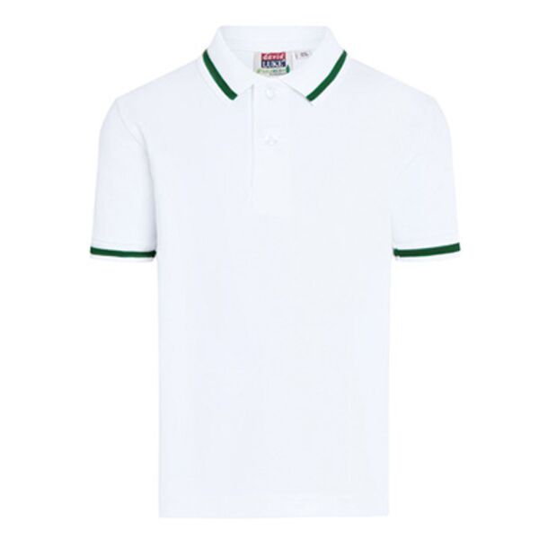 451 - Eco Stripe Trim Pique Polo (Juniors) Thumbnail